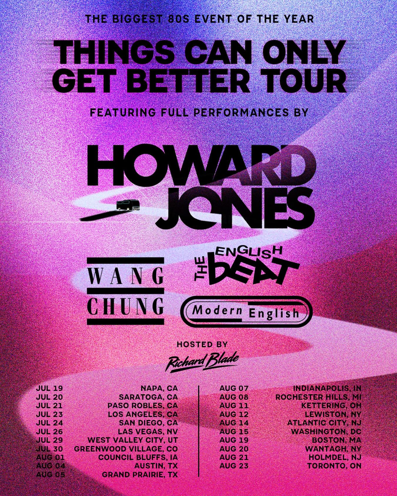 The English Beat Things Can Only Get Better Tour Poster 2026